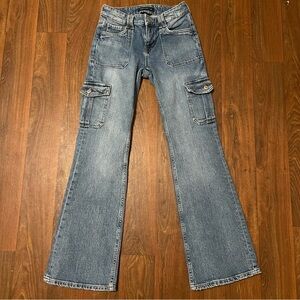 Aeropostale Mid Rise Flare Jeans Size 2 Reg